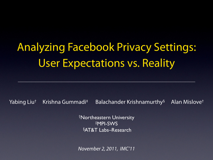 analyzing facebook privacy settings user expectations vs