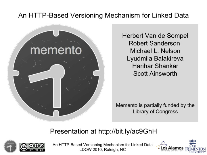 an http based versioning mechanism for linked data