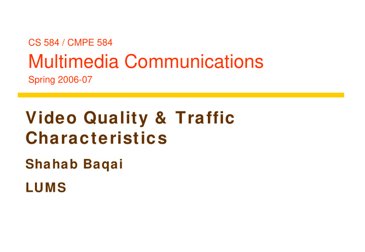 multimedia communications