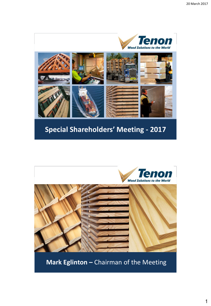 special shareholders meeting 2017
