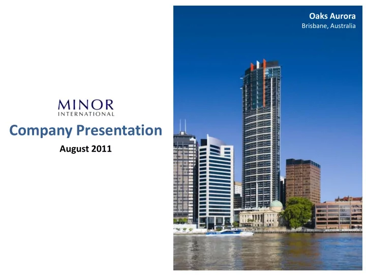 company presentation
