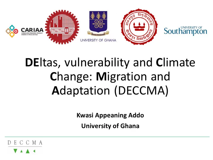 de ltas vulnerability and c limate