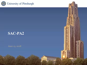 SAC-PA2  June 15, 2018  Computing Services and Systems  Development  MINI-DMZ @ PITT  USE CASE #2
