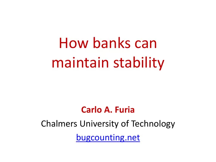 how banks can