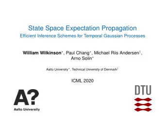 State Space Expectation Propagation  Efficient Inference Schemes for Temporal Gaussian Processes