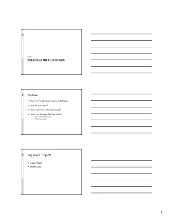 1  HOW  DID  JESUS  TEACH?    Jesus  Teaching  Style    Conventions  of