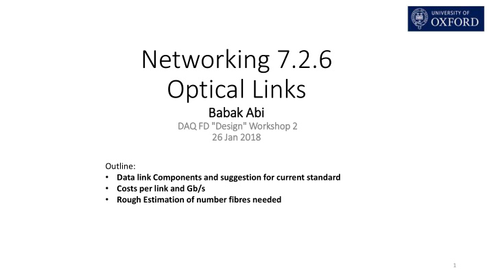 optical links