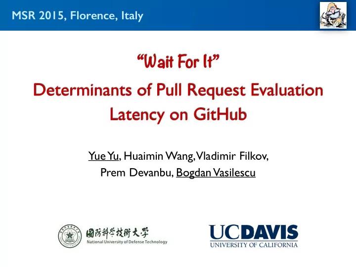 determinants of pull request evaluation latency on github