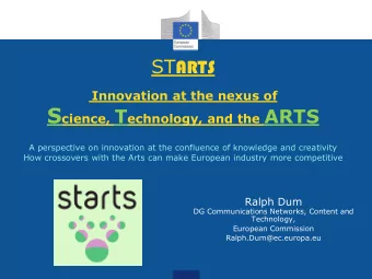 Innovation  is as much about creativity  innovation  as it is about transfer of scientific