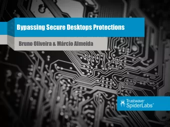 Agenda  Who Are We?  Intro To Secure Desktop  What is it?  What does it work?