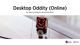 An intro to Arduino microcontrollers!