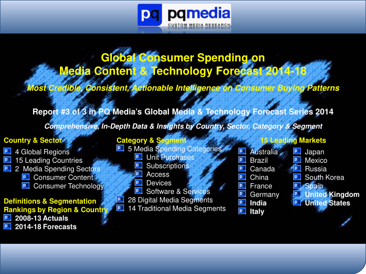 global consumer spending on media content technology