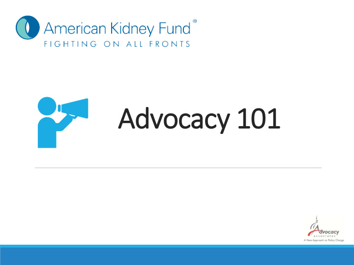 advocacy 1 101 key elements