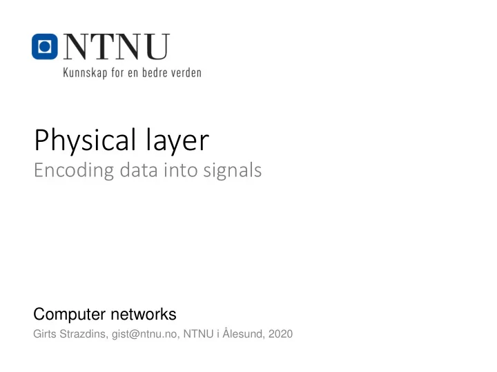physical layer