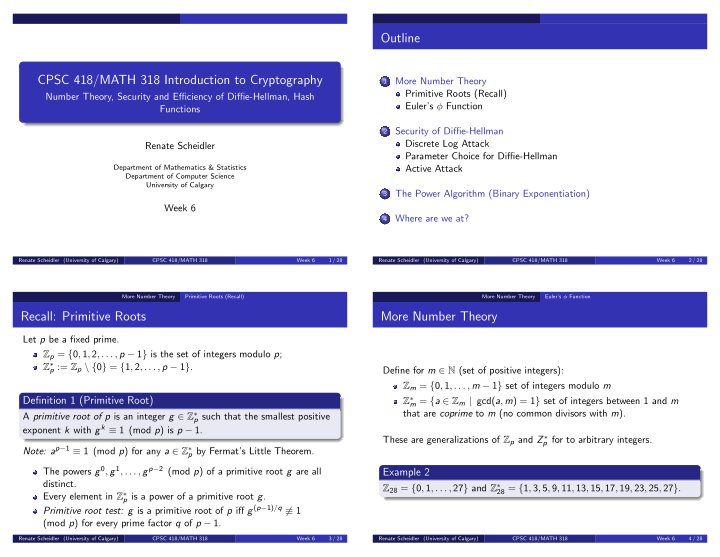 outline cpsc 418 math 318 introduction to cryptography