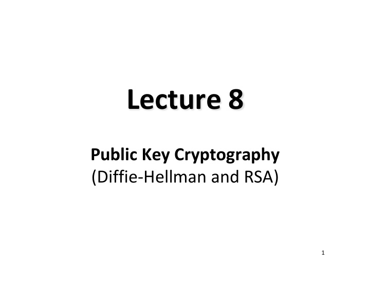 lecture 8