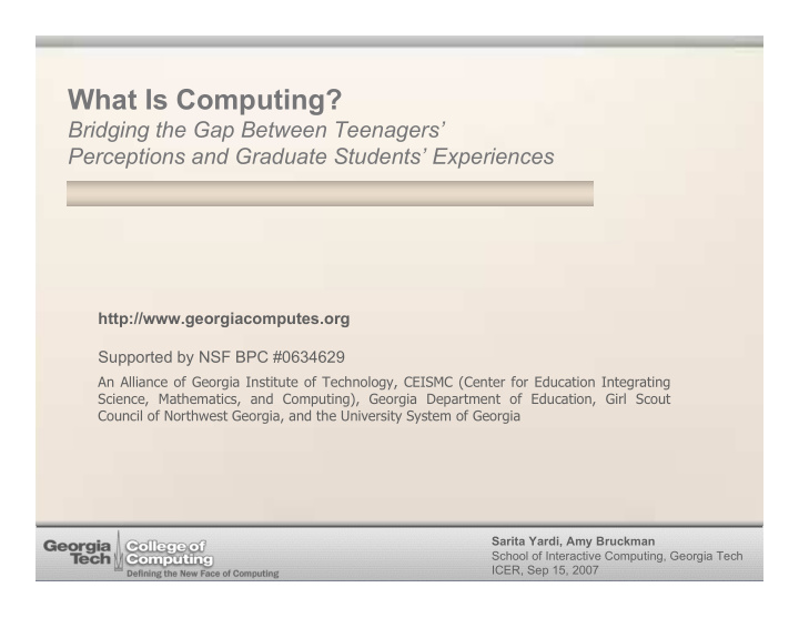 what is computing