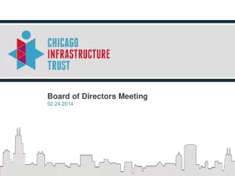 Board of Directors Meeting 02.24.2014  CONFIDENTIAL DRAFT  CONFIDENTIAL DRAFT  1  Agenda  1.