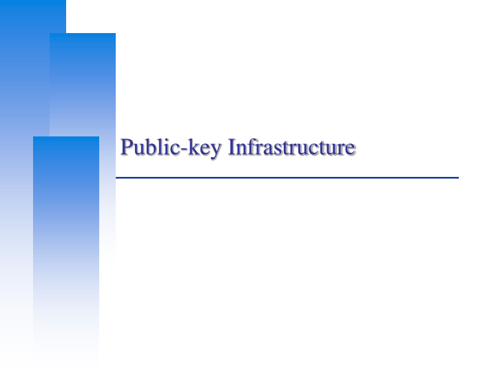 public key infrastructure