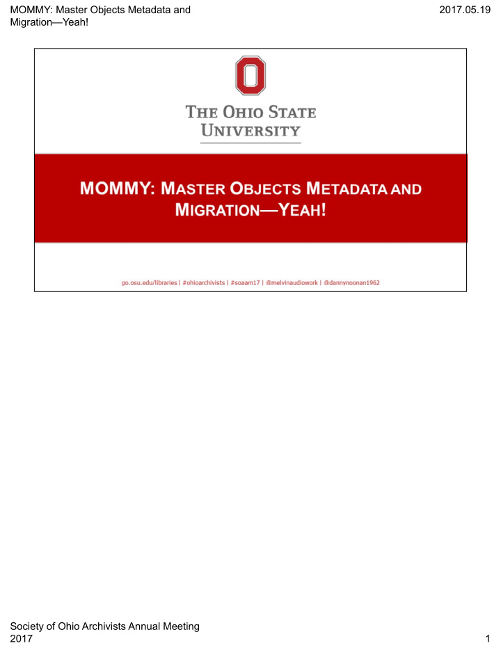 mommy master objects metadata and 2017 05 19 migration
