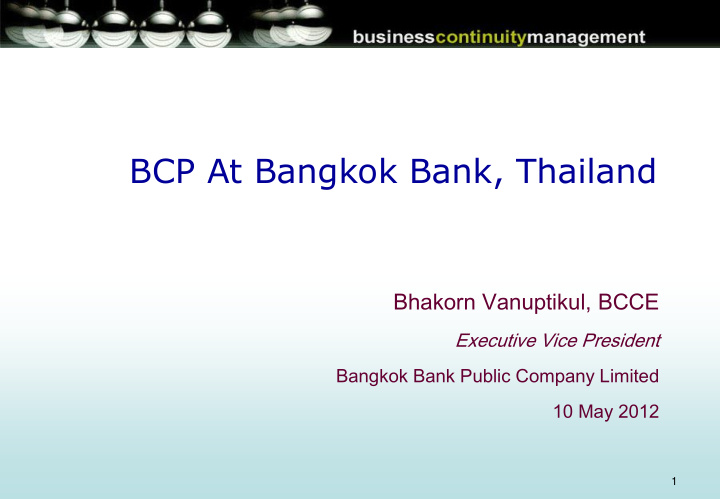 bcp at bangkok bank thailand