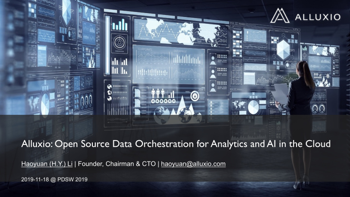 alluxio open source data orchestration for analytics and