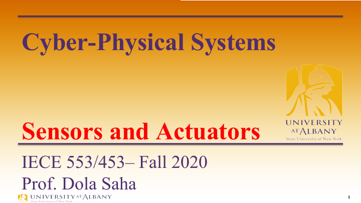 cyber physical systems sensors and actuators