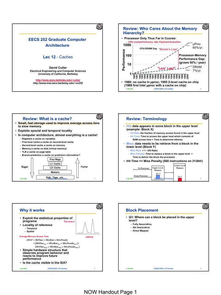 now handout page 1
