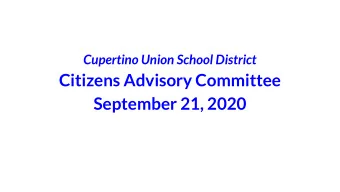 Citizens Advisory Committee  September 21, 2020  Agenda  I.  Affirmations  A.  Maintain the