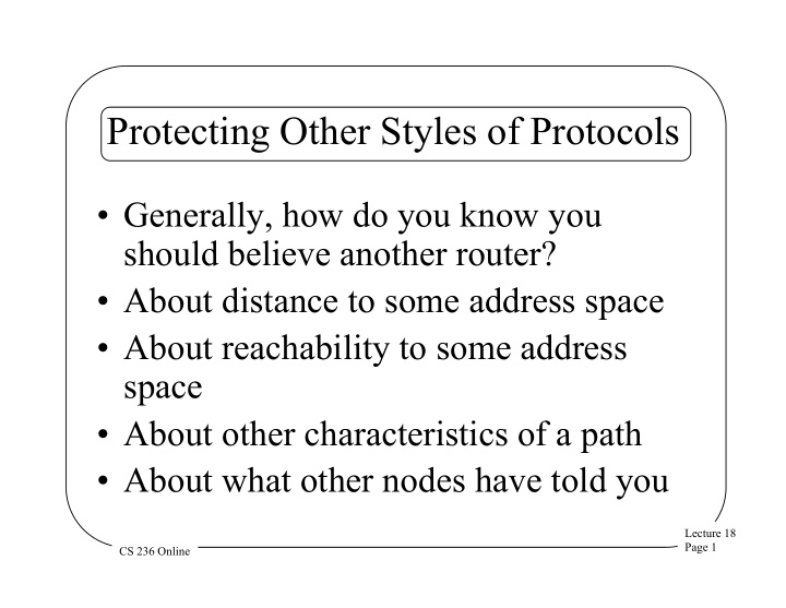 protecting other styles of protocols