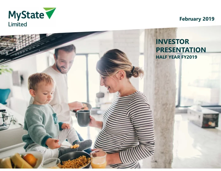 investor presentation