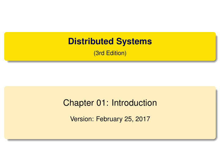 distributed systems