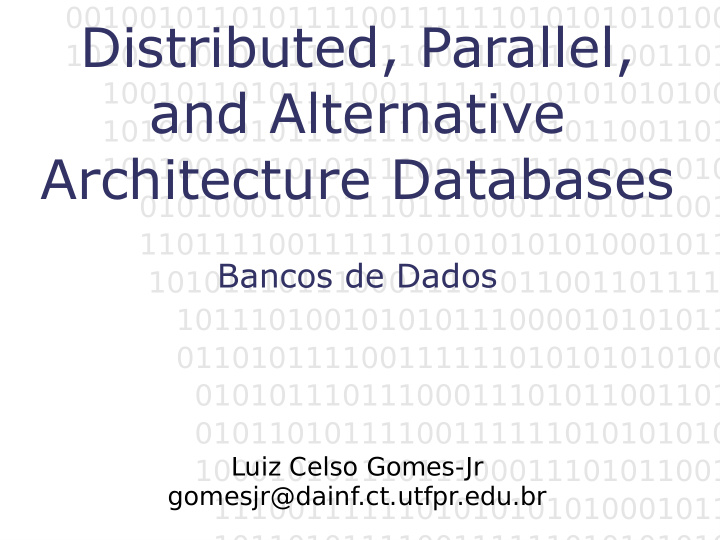 distributed parallel