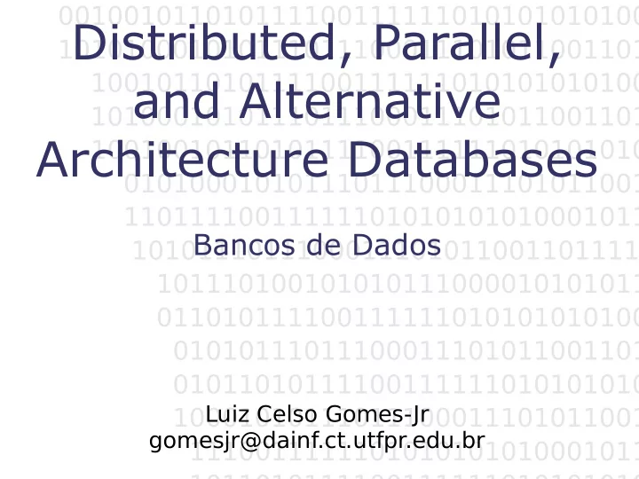 distributed parallel