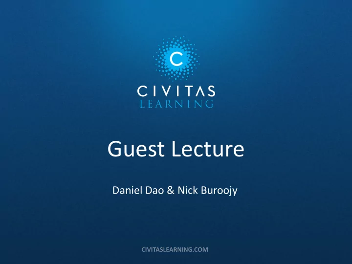 guest lecture