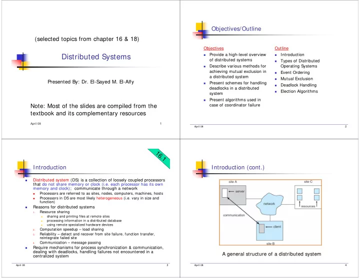 distributed systems