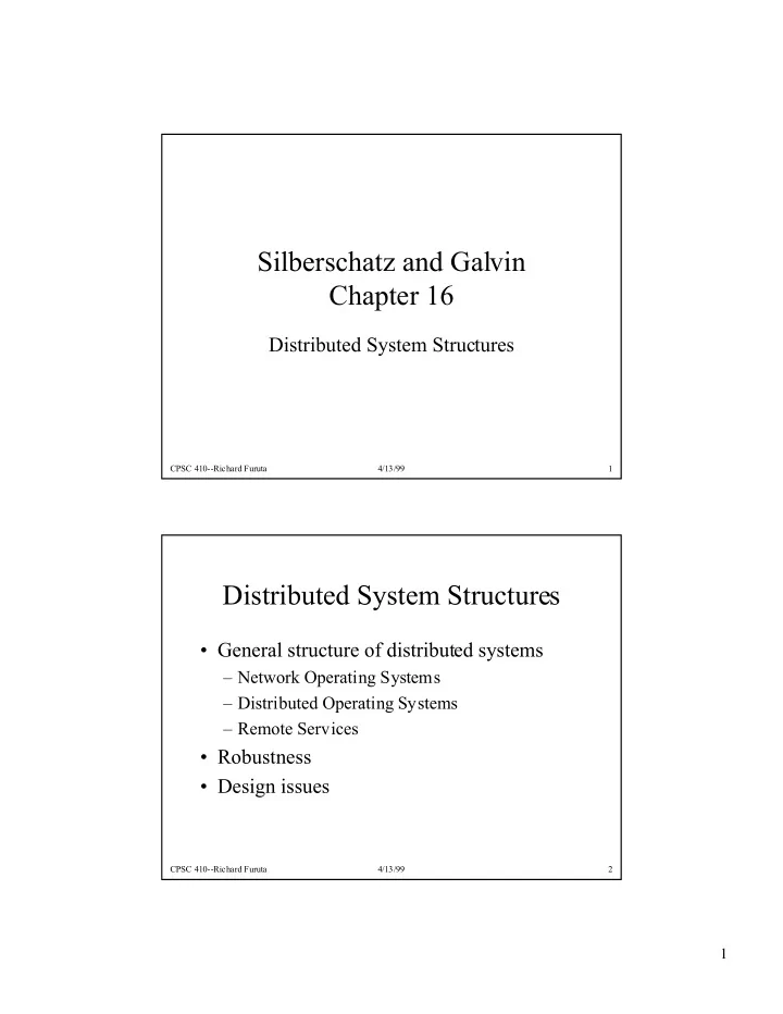 silberschatz and galvin chapter 16