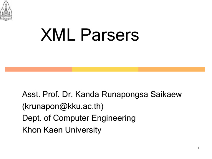 xml parsers