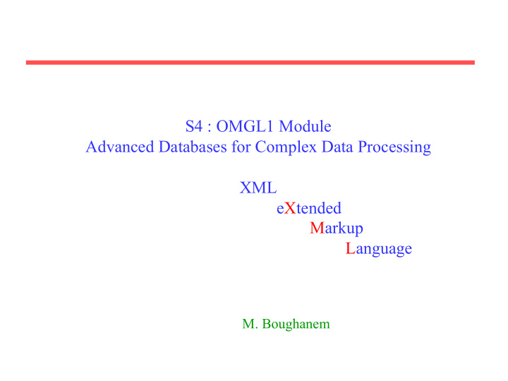 s4 omgl1 module advanced databases for complex data
