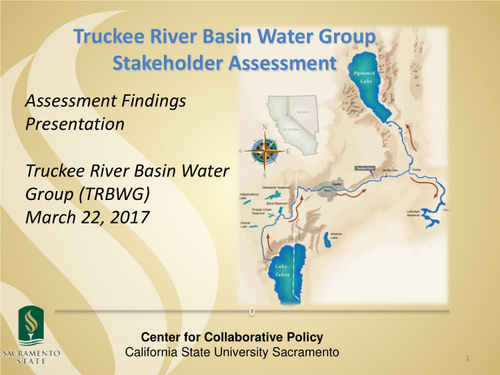 truckee river basin water group stakeholder assessment