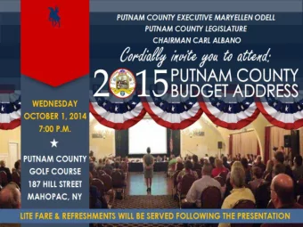 Putnam County Legislature  Special Meeting Of The  Putnam County Legislature  Call To Order