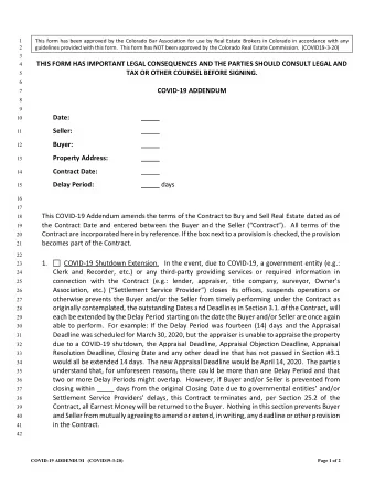 THIS FORM HAS IMPORTANT LEGAL CONSEQUENCES AND THE PARTIES SHOULD CONSULT LEGAL AND  4  TAX OR
