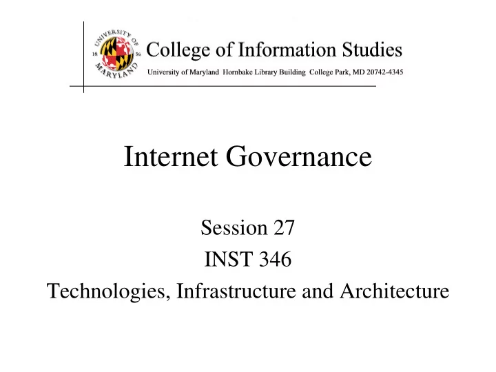 internet governance