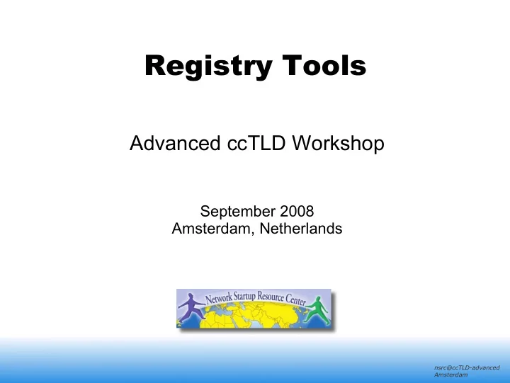 registry tools
