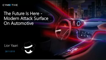 Th  The Fu  Futur  ure Is  Is He  Here  e -  Mode  dern  rn Attack  ttack Sur  urface  ace  On  On