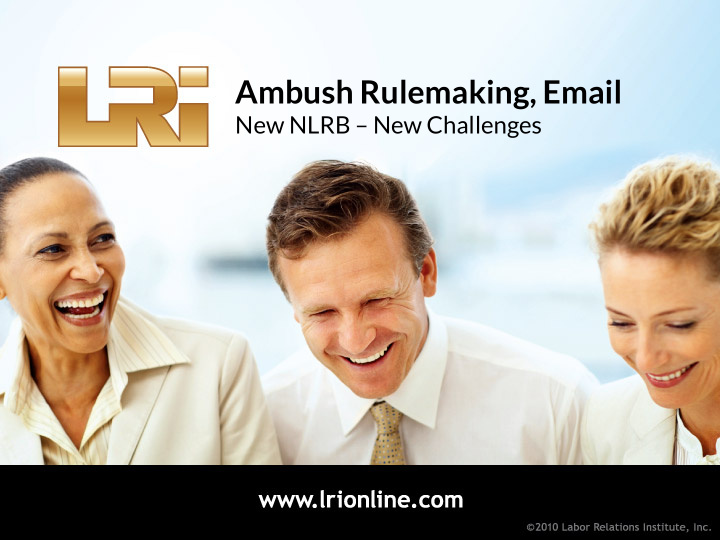 ambush rulemaking email