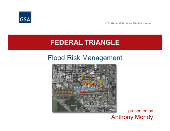 federal triangle flood risk management