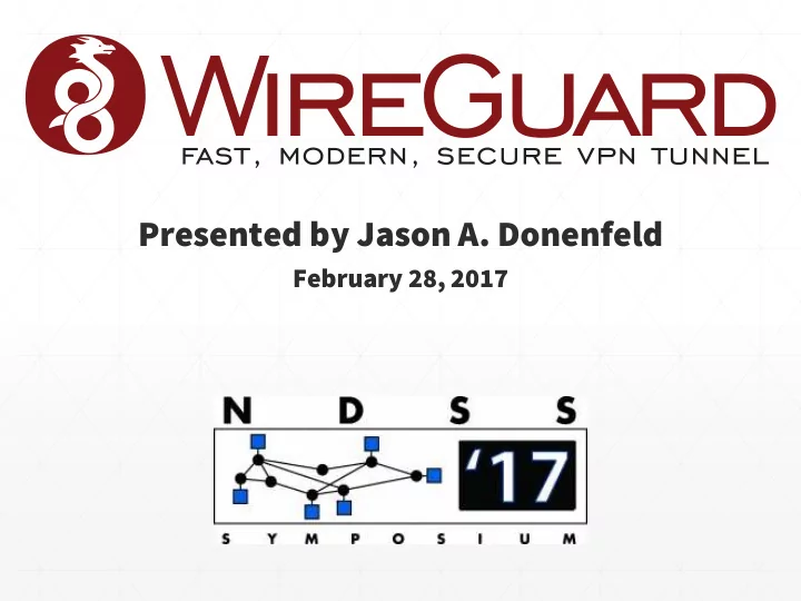 presented by jason a donenfeld