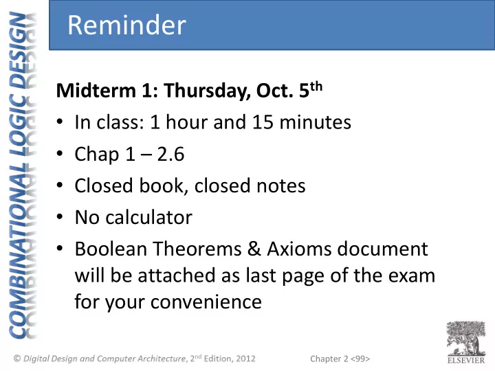 reminder