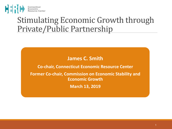 stimulating economic growth through private public